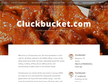 Tablet Screenshot of cluckbucket.com